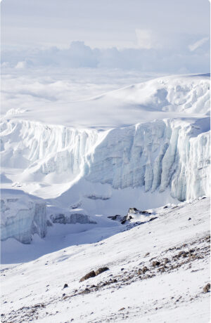 Eternal snow and glacier in Africa